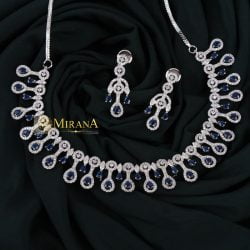 MJNK21N405-1-Millie-Drop-Fall-Blue-Colored-Designer-Necklace-Set-Silver-look-1.jpg